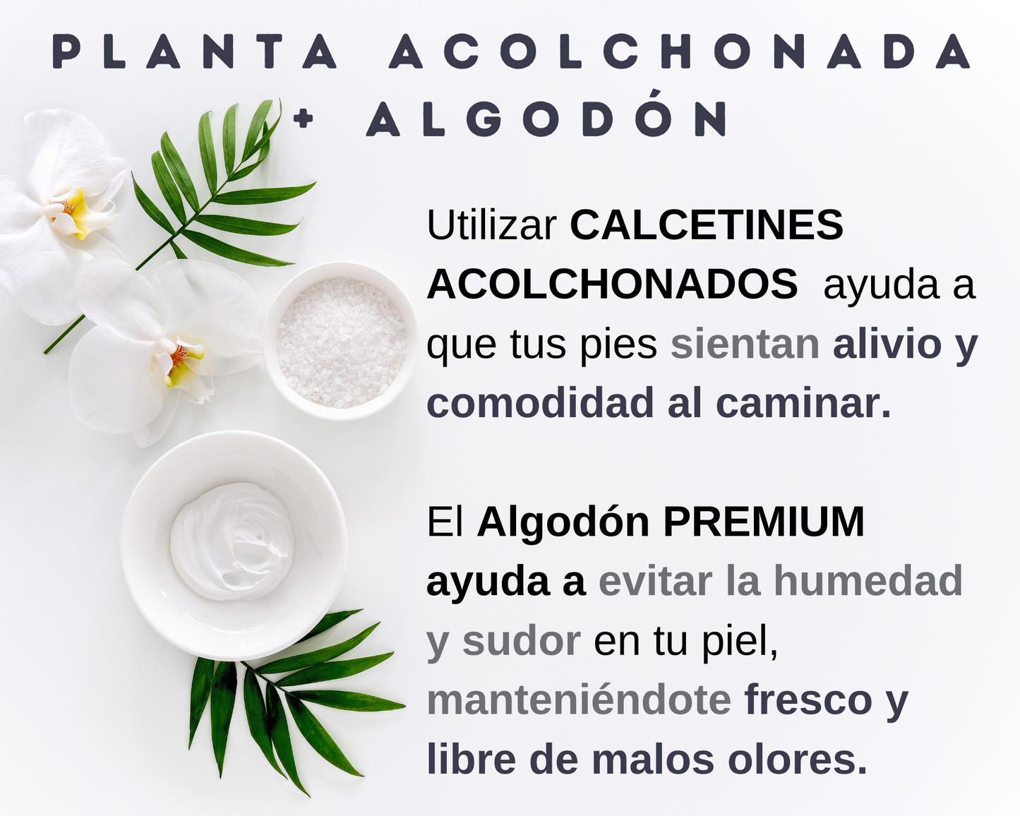 Calcetines para Hombre/Mujer aptos para diabéticos, Planta Afelpada