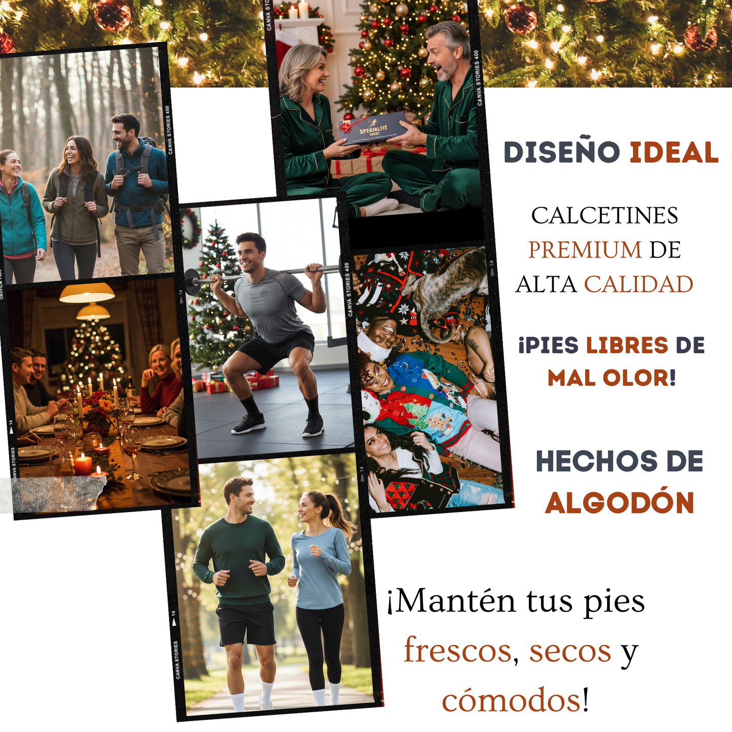 Calcetas deportivas Blancas Mujer