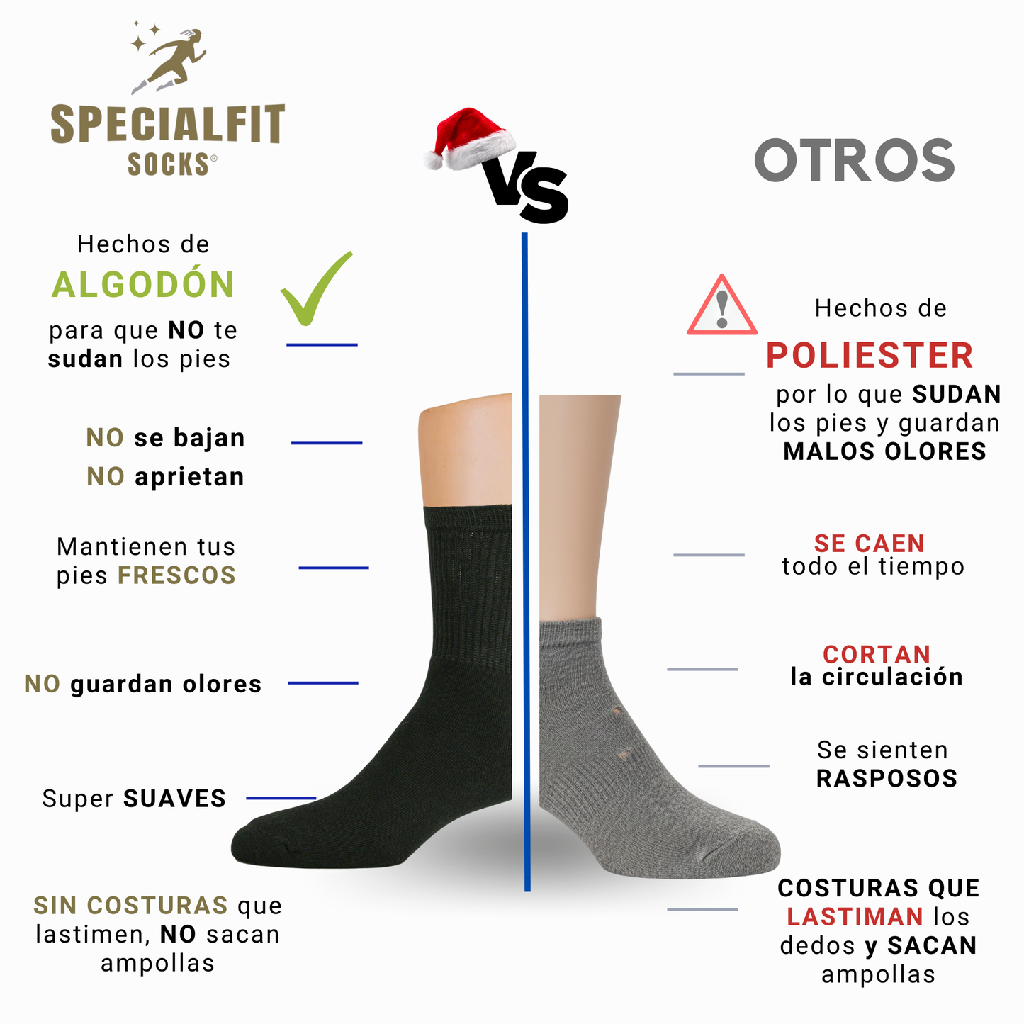 Calcetas deportivas Surtidas Hombre