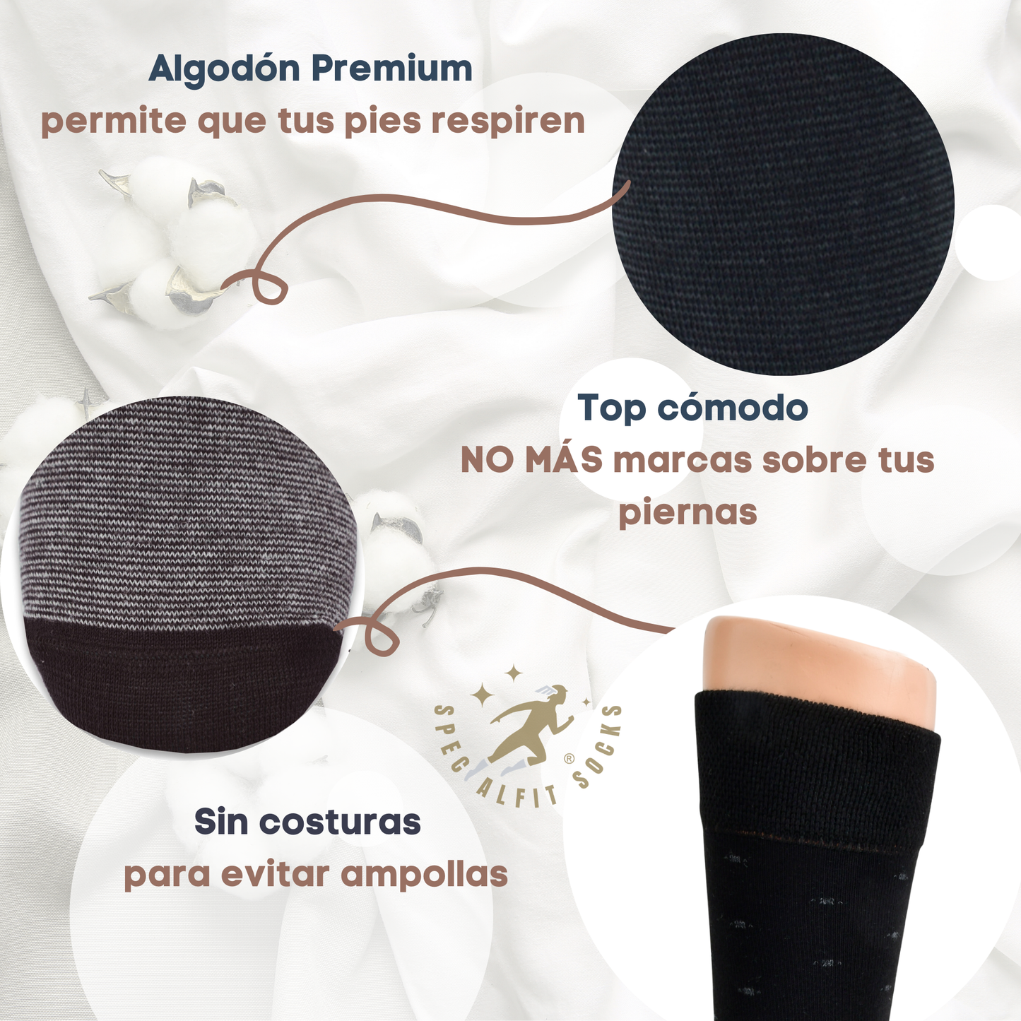 Calcetines hombre| algodon| Calcetines de vestir delgados| Suaves | extremadamente cómodos| diseños increíbles| aptos para diabéticos.
