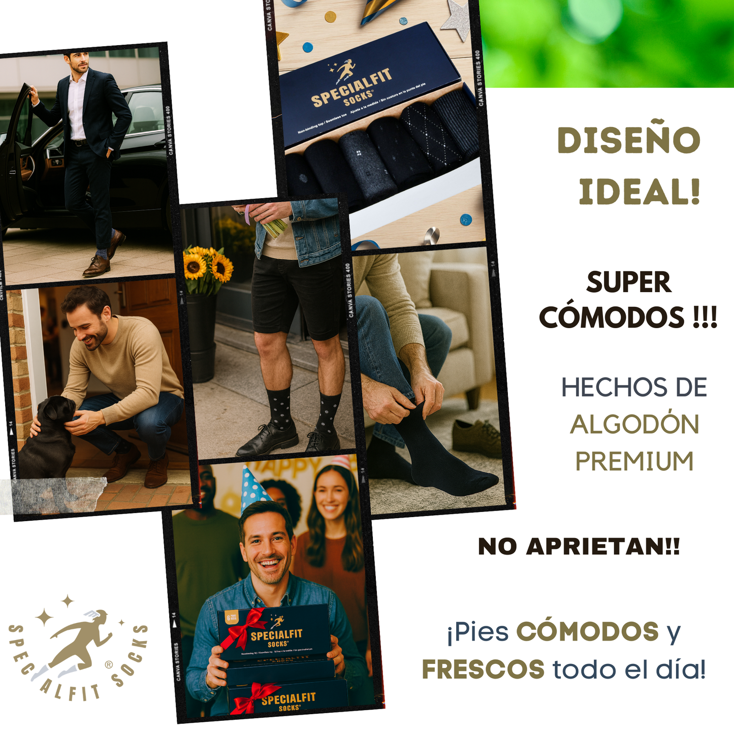 Calcetines hombre| algodon| Calcetines de vestir delgados| Suaves | extremadamente cómodos| diseños increíbles| aptos para diabéticos.