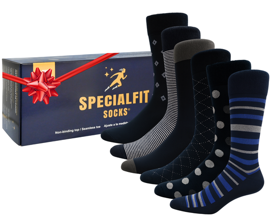 Fantasía 4 Calcetines aptos para diabéticos