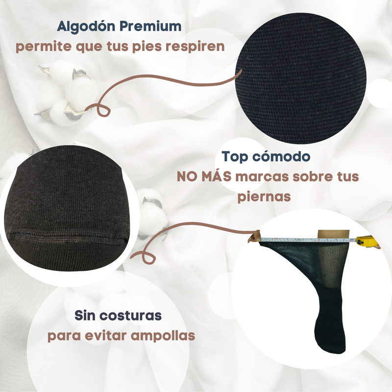 Paquete Diabéticos – Acolchados + Tines Oscuros + Térmicos Oscuros – 3 Paquetes