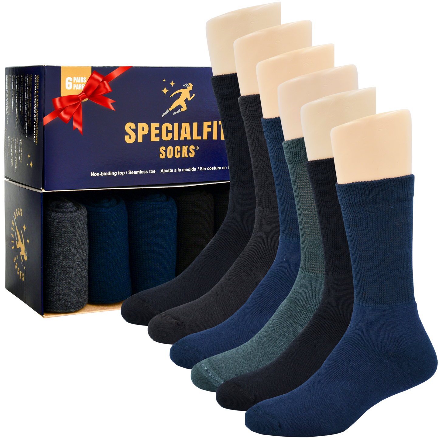 Calcetines para Hombre/Mujer aptos para diabéticos