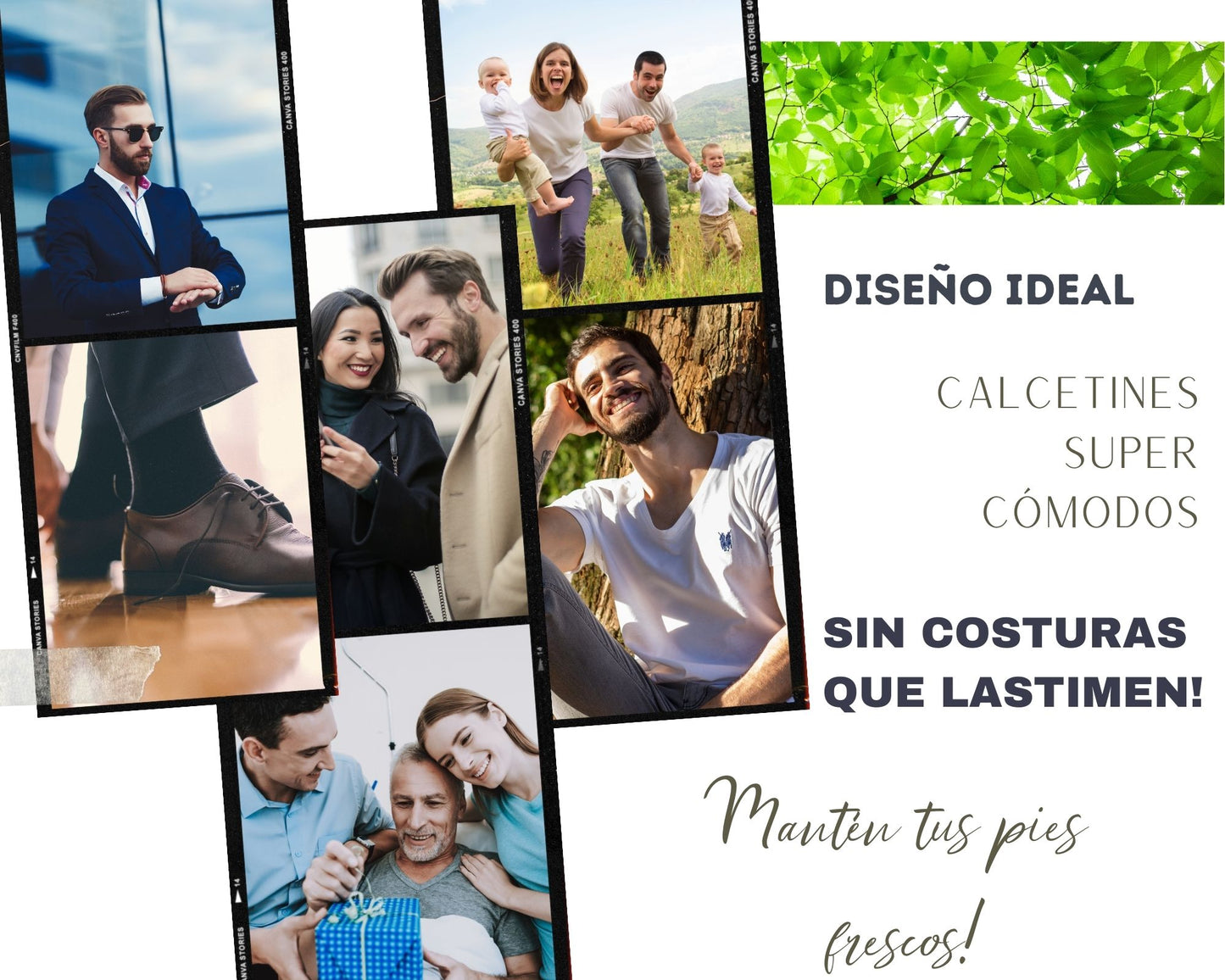 Calcetines para Hombre aptos para diabéticos. Calidad Premium, Suaves y Cómodos