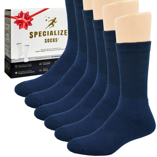 Calcetines para Hombre/Mujer aptos para diabéticos, Planta Afelpada