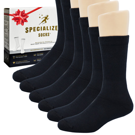 Calcetines para Hombre/Mujer aptos para diabéticos, Planta Afelpada